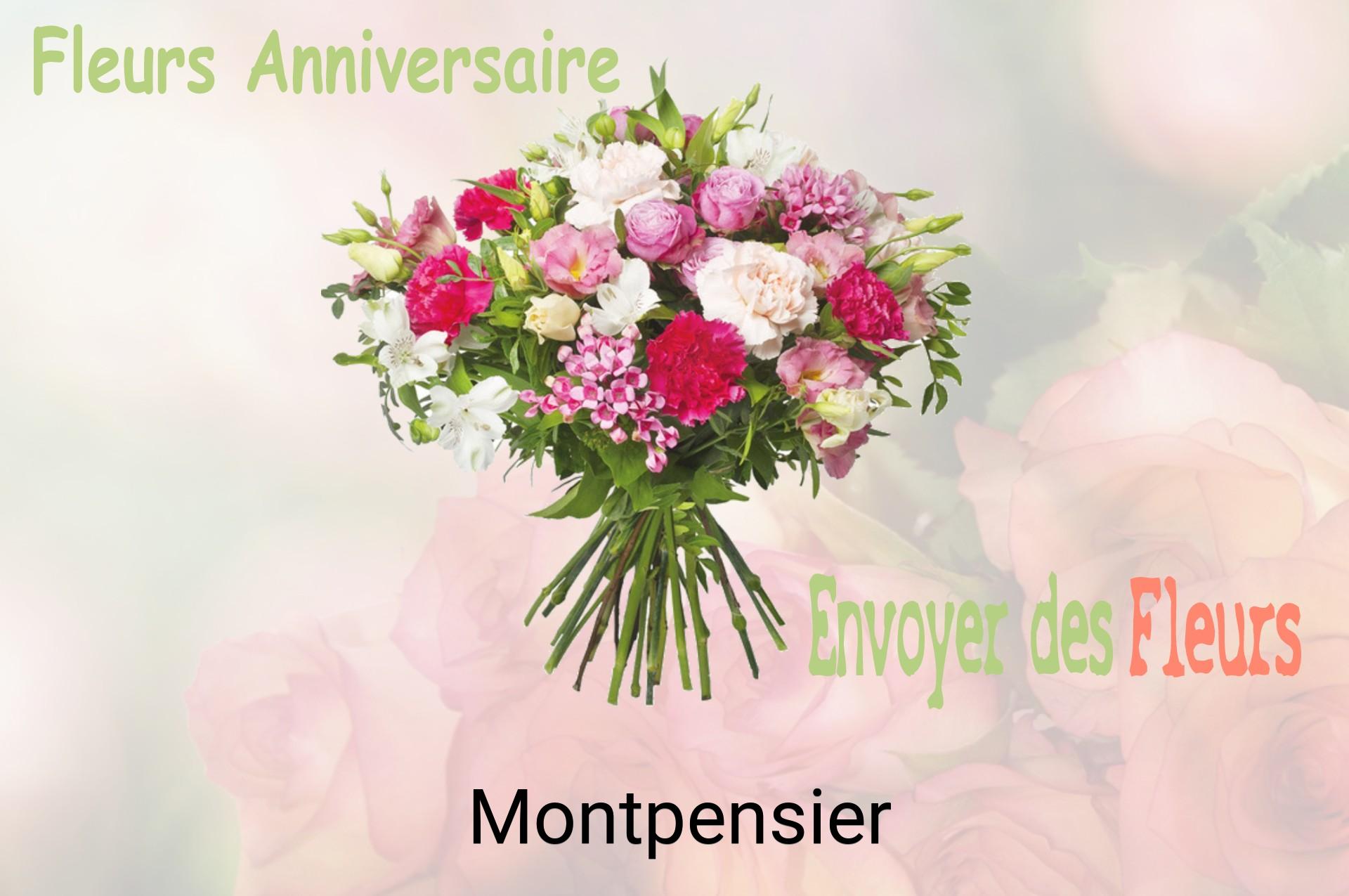 Bouquet de fleurs d’anniversaire livré à Montpensier