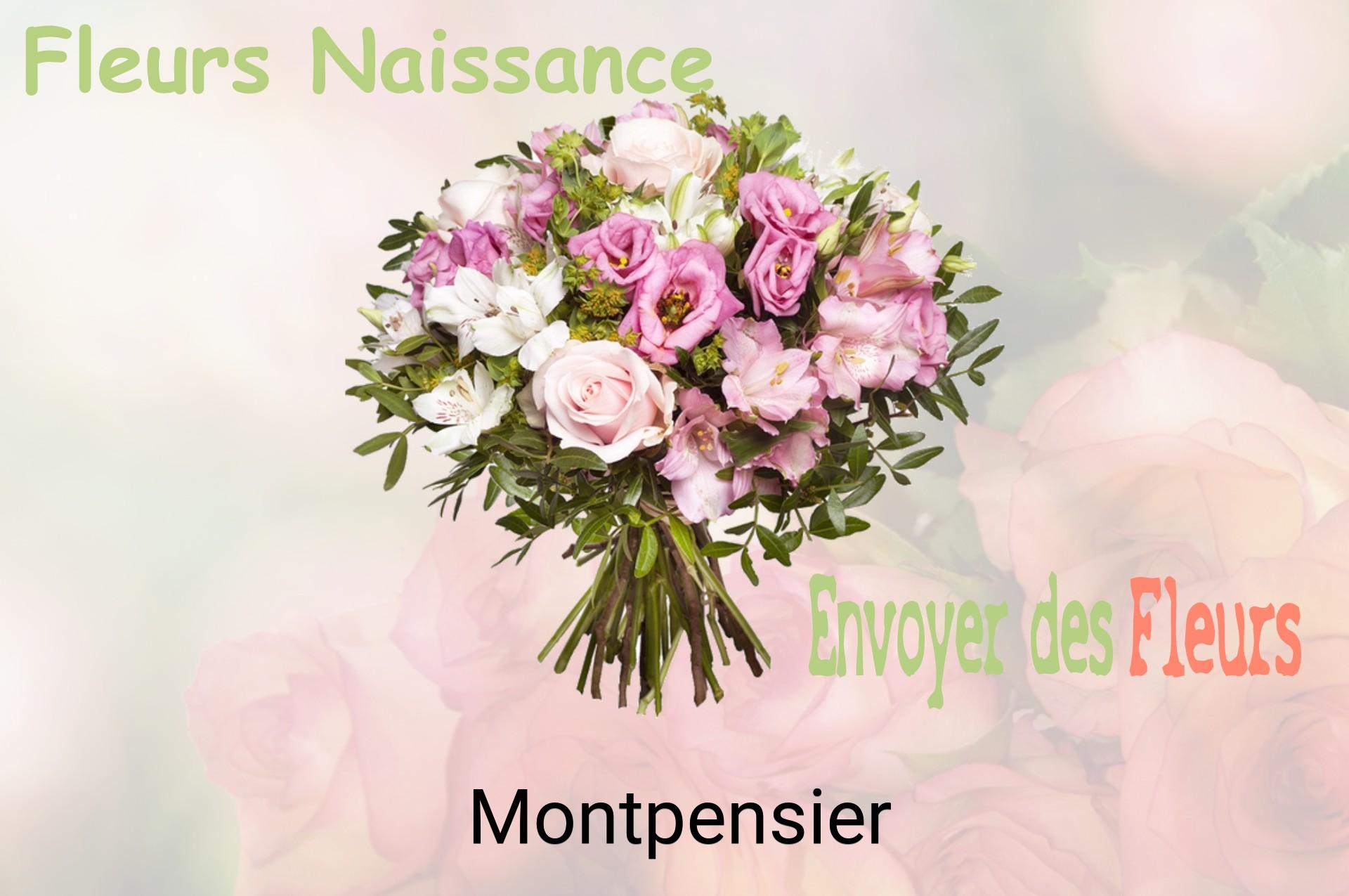 Bouquet de fleurs de naissance livré à Montpensier